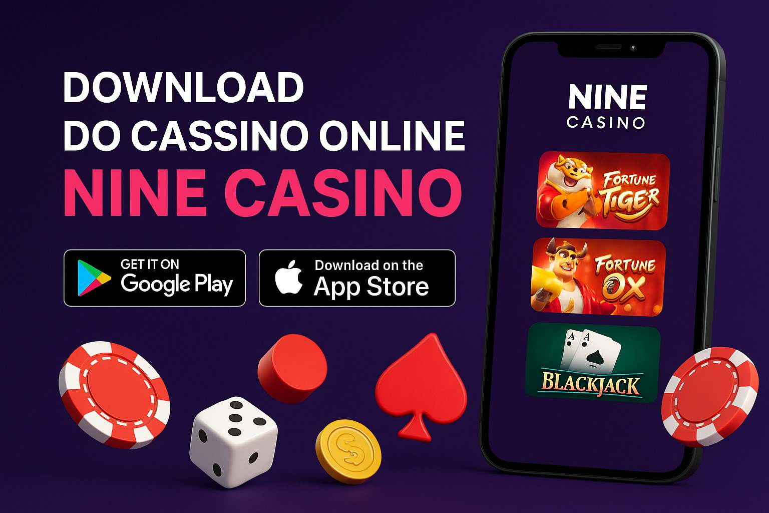 Baixar o NINE CASINO Cassino App